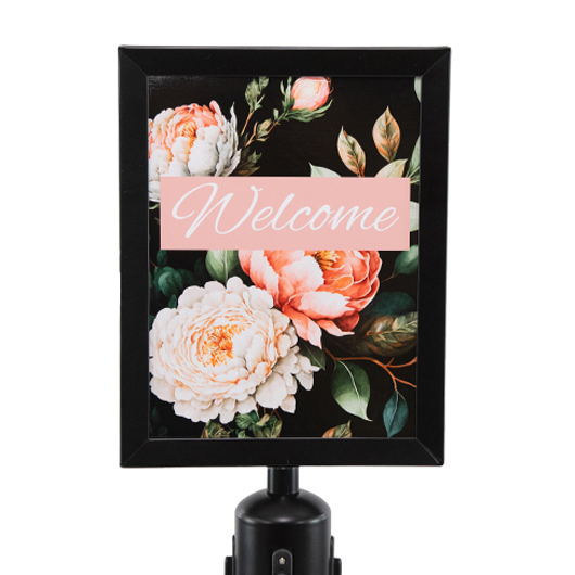 Stanchion Sign Topper