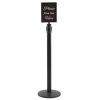 Stanchion Sign Topper