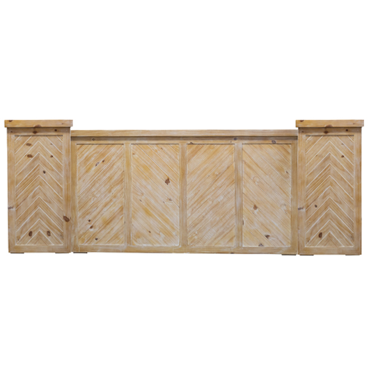 Chevron Bar + Columns