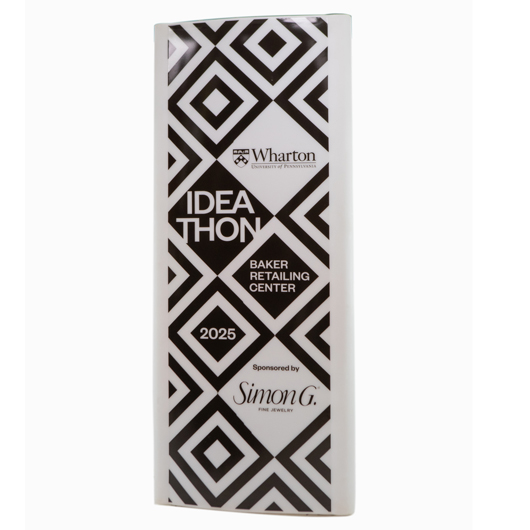 Branded Triangle Display Column