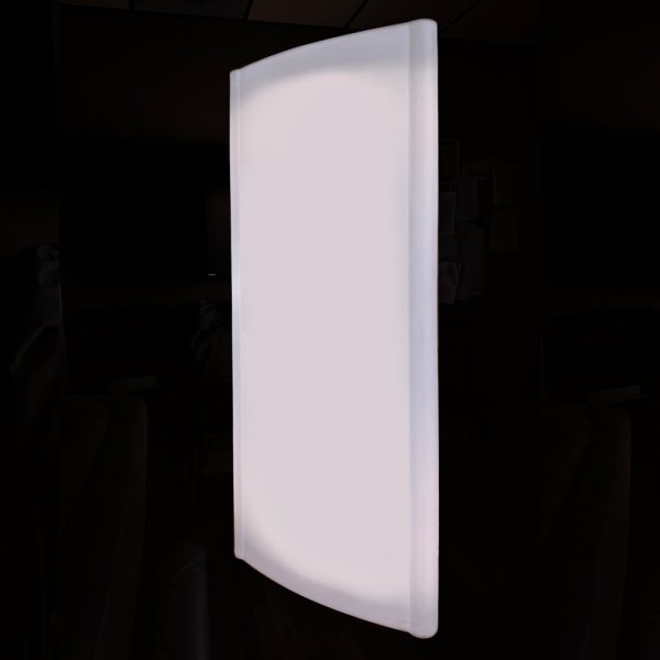 Branded Triangle Display Column Branded Triangle Display Column