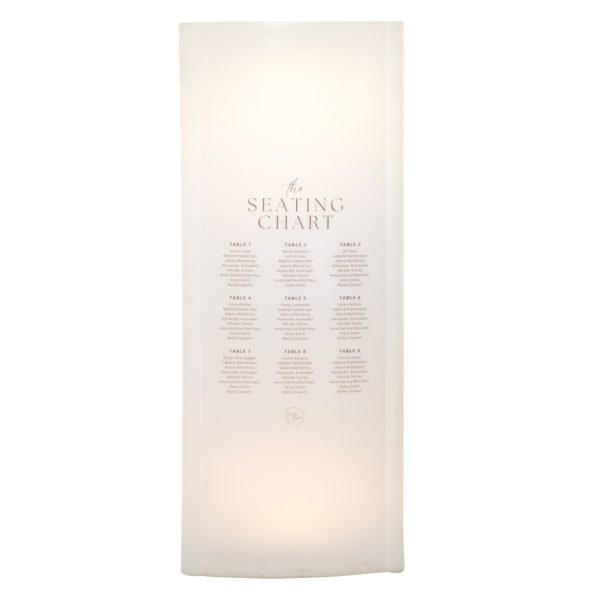 Branded Triangle Display Column