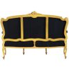 Antique Boudoir Sofa - Black (1) Antique Boudoir Sofa - Black (1)