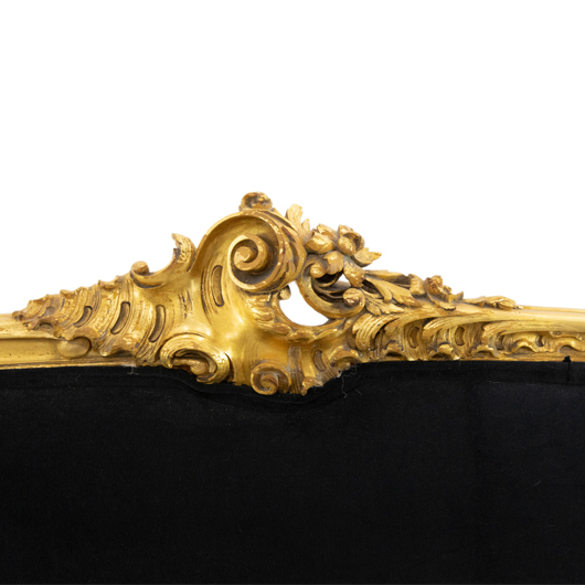 Antique Boudoir Sofa - Black (1) Antique Boudoir Sofa - Black (1)