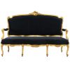 Antique Boudoir Sofa - Black (1) Antique Boudoir Sofa - Black (1)