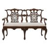 Vintage Irish Chippendale Loveseat (1) Vintage Irish Chippendale Loveseat (1)