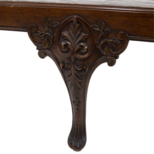 Vintage Irish Chippendale Loveseat (1) Vintage Irish Chippendale Loveseat (1)