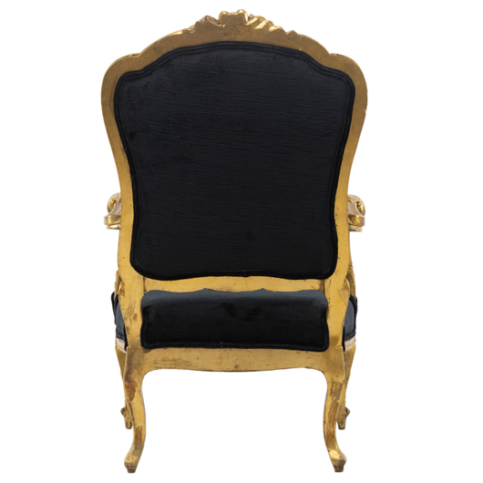 Giltwood Antoine Chair - Black (2)