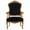 Giltwood Antoine Chair - Black (2)