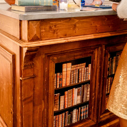 Branded Walnut Bistro Bar