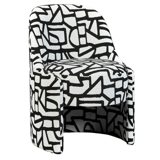Abstract Accent Chair