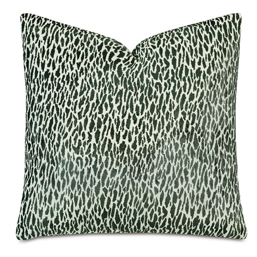 Emerald Drop Pillow 22"