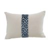 Blue Garden Maze Pillow 14" x 20" Blue Garden Maze Pillow 14" x 20"