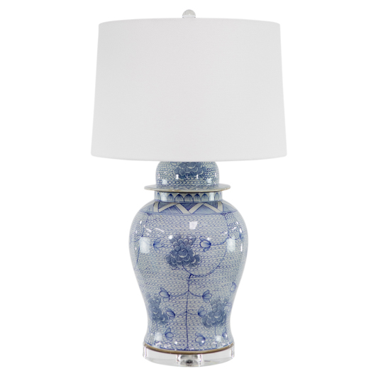 Monumental Ginger Jar Lamp 36"