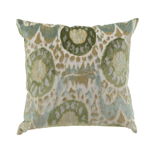 Green Calico Pillow 22"