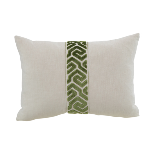Green Garden Maze Pillow 14" x 20" Green Garden Maze Pillow 14" x 20"