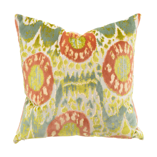 Orange Calico Pillow 22"