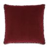 Red Fringe Pillow 20"