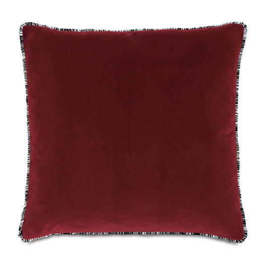 Red Fringe Pillow 20"