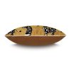 Golden Zebra Pillow 22"