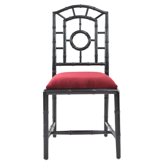 Ebony Chippendale Side Chair Ebony Chippendale Side Chair