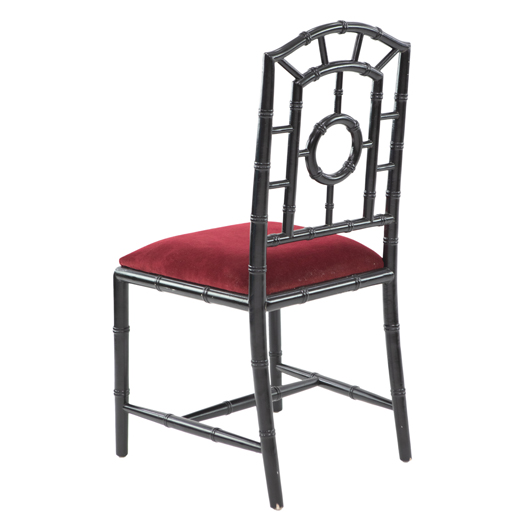 Ebony Chippendale Side Chair Ebony Chippendale Side Chair