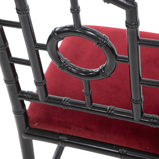 Ebony Chippendale Side Chair Ebony Chippendale Side Chair