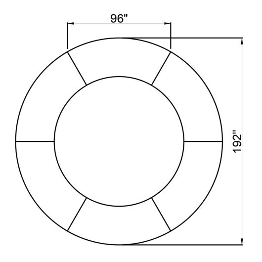 Soft Curve Serpentine Table