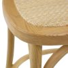 Modern Cane Back Bar Stool - Natural